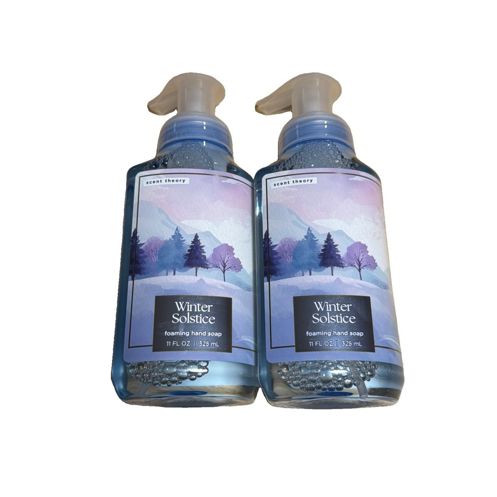 2 Pack Winter Solstice Foaming Hand Soap Scent Theory 11oz